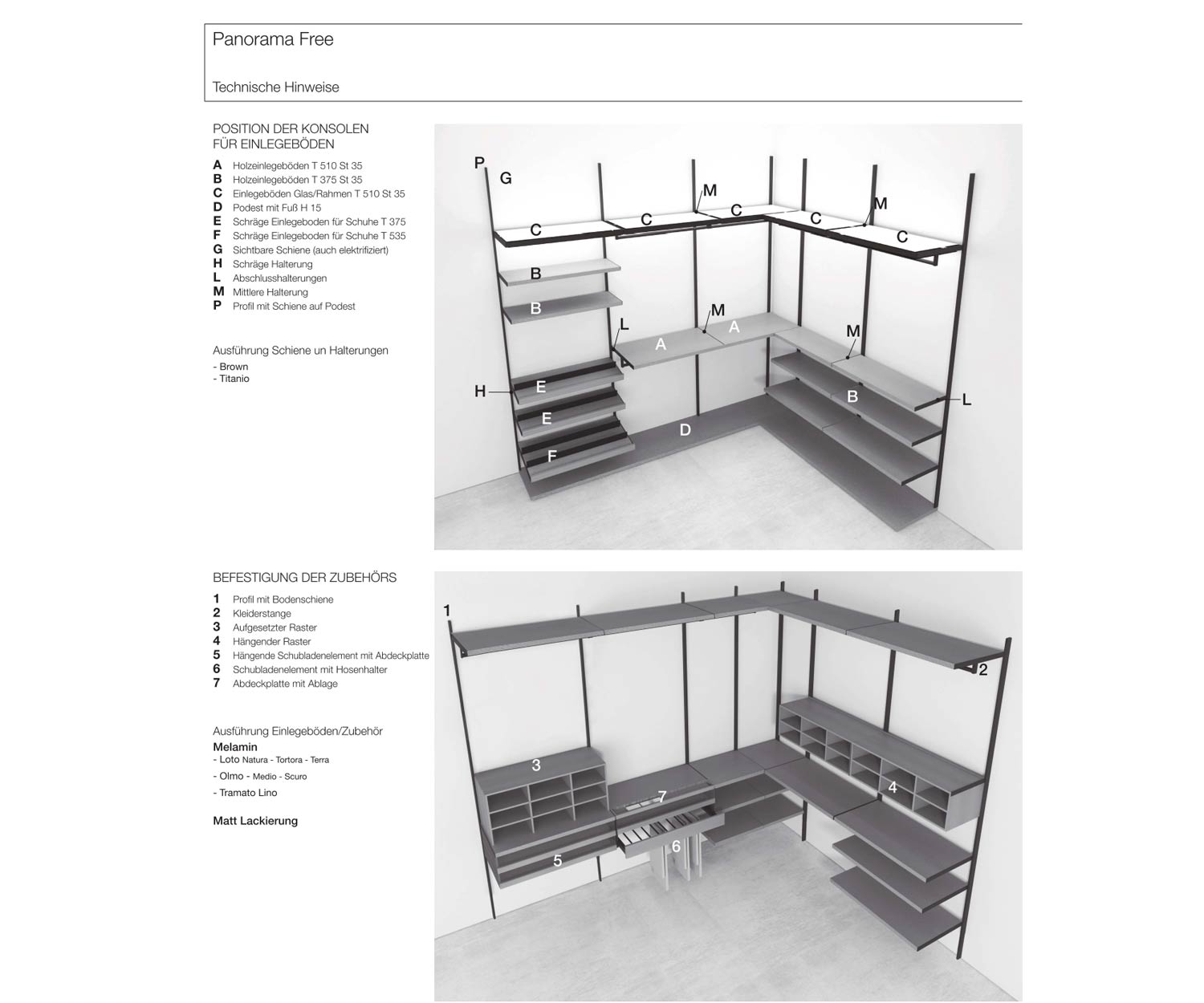 Livitalia Panorama Design Ankleidezimmer System Zubehör Livitalia Panorama Design Ankleidezimmer System Zubehör