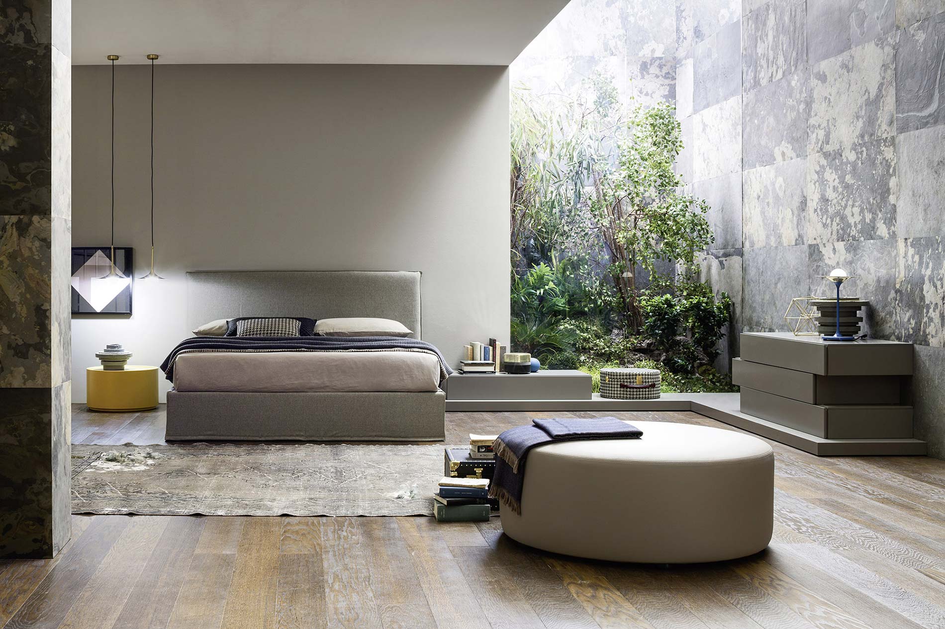 Chambre à coucher exceptionnelle avec mini jungle