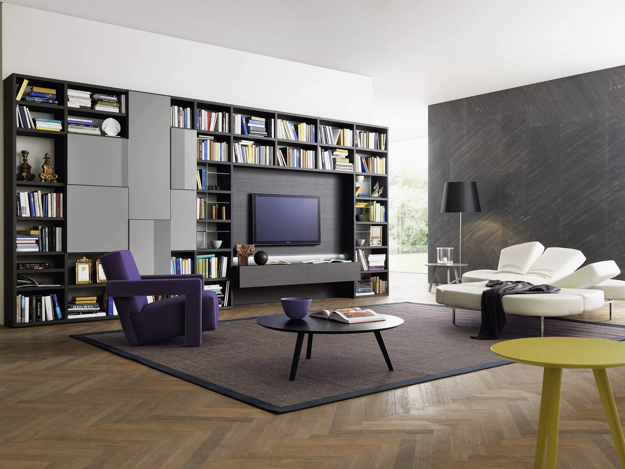 Design Bücherregal Grau Design Bücherregal Grau