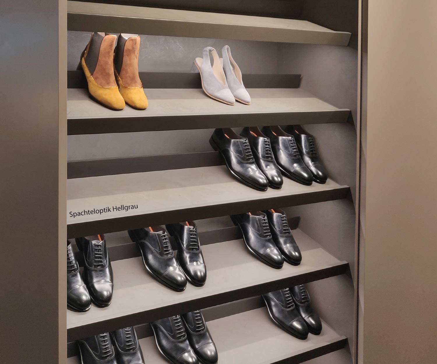 Armoire à chaussures design de haute qualité Livitalia avec étagères inclinées