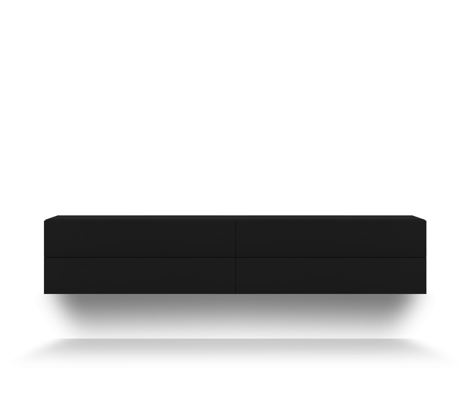 Novamobili Hängekommode Easy 4er B216 schwarz318 Novamobili Hängekommode Easy 4er B216 schwarz318