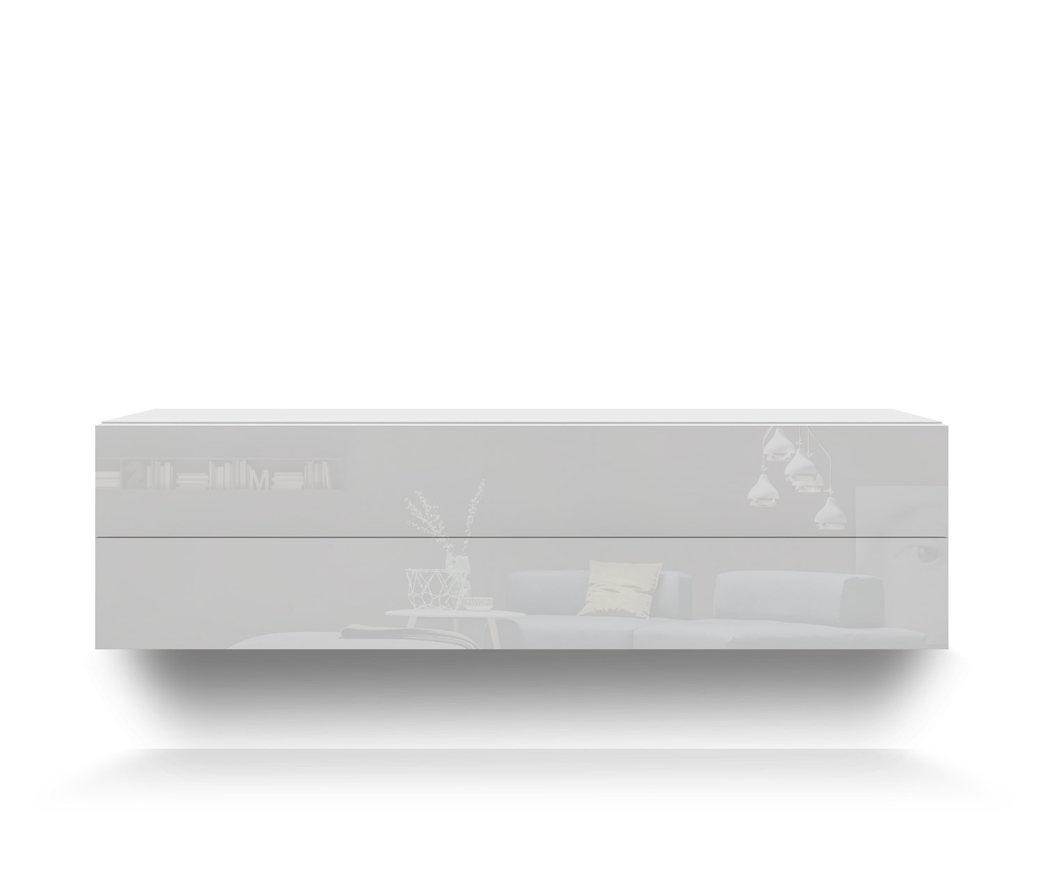 Novamobili Hängekommode Easy 2er B128 weiß400 Novamobili Hängekommode Easy 2er B128 weiß400