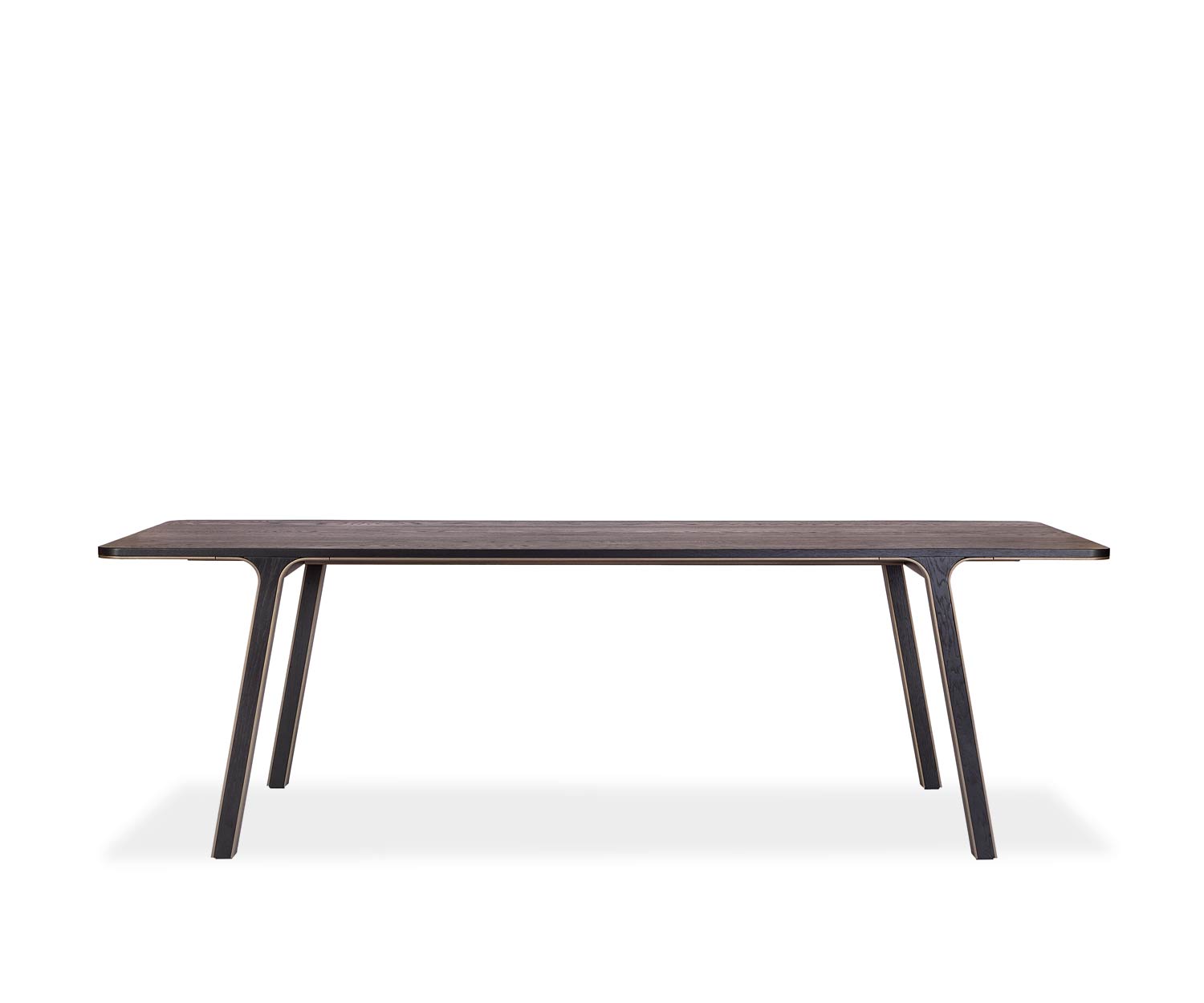 al2 mobius 001 Table de salle à manger design avec plateau rectangulaire