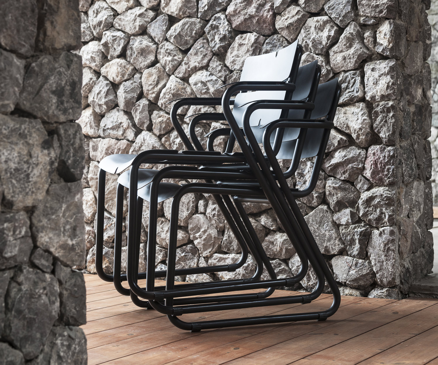 Chaise de haute qualité Oasiq Corail Aluminium avec accoudoirs empilable Chaise de haute qualité Oasiq Corail Aluminium avec accoudoirs empilable