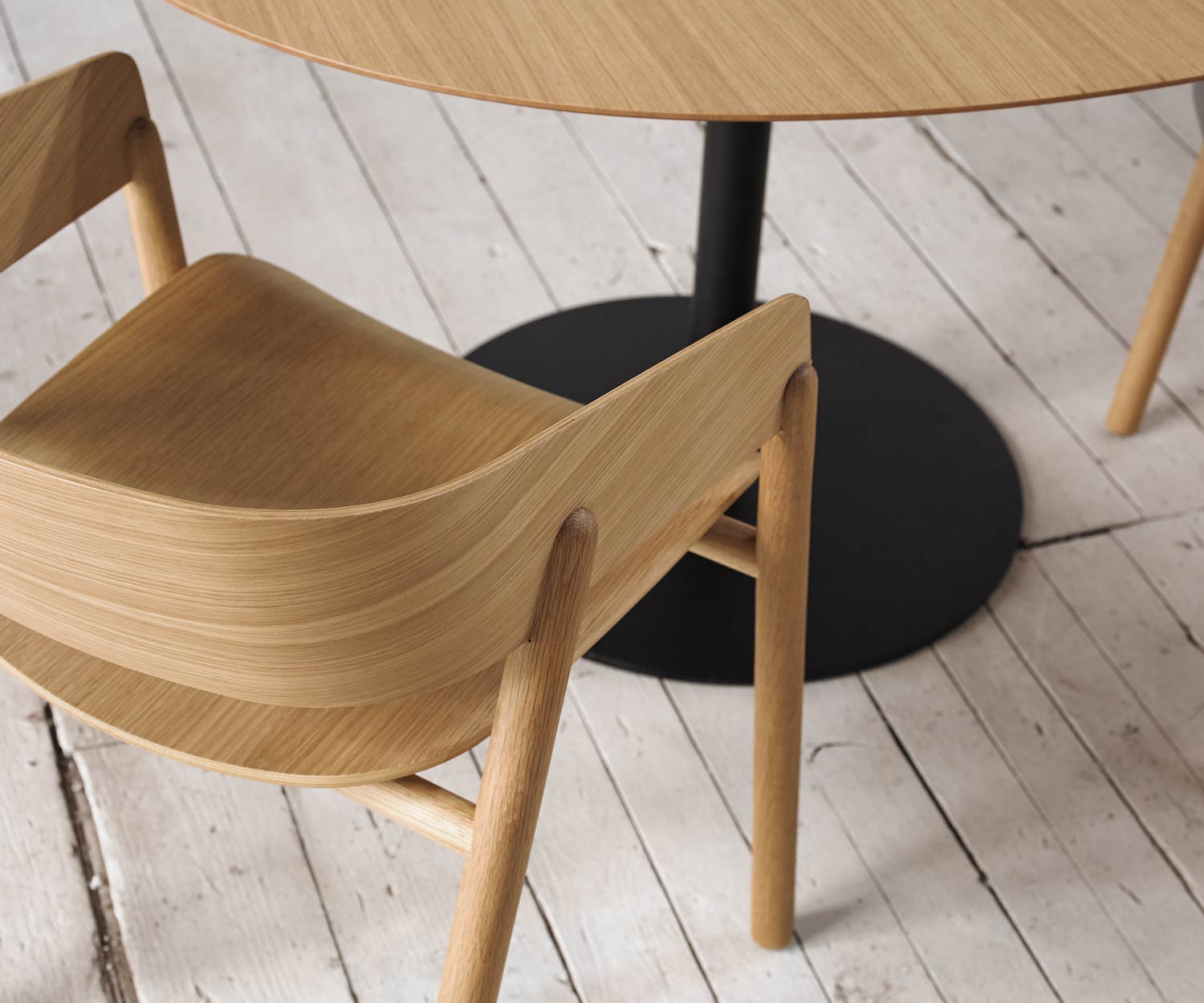Punt Chaise design en bois massif Mava Secrétaire Chaise de bureau