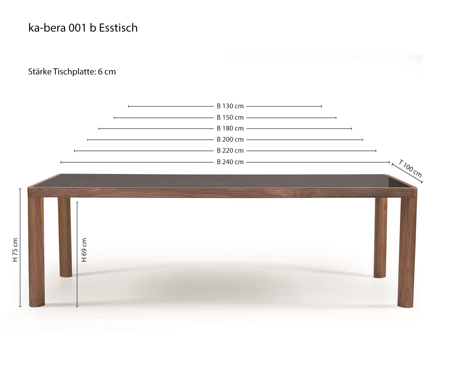 ka bera 001 b Designer Esszimmertisch von al2 Skizze Größen Größenangaben Maße ka bera 001 b Designer Esszimmertisch von al2 Skizze Größen Größenangaben Maße