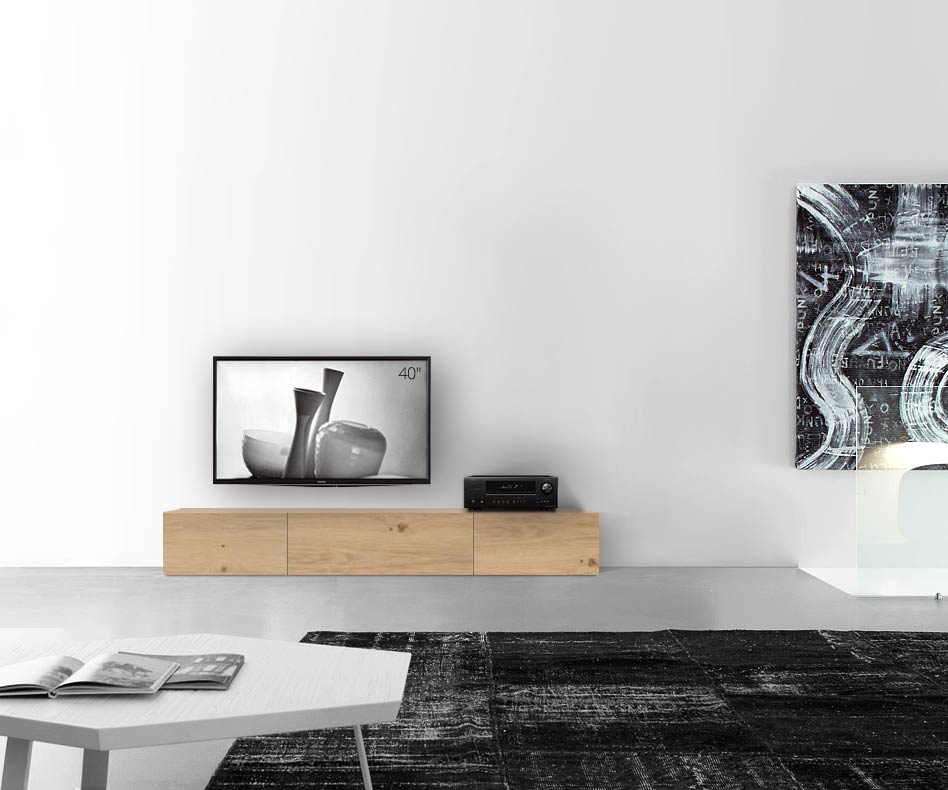 Livitalia Holz Design Lowboard Konfigurator Boden 210 cm 32 cm 46 cm Eiche hell Livitalia Holz Design Lowboard Konfigurator Boden 210 cm 32 cm 46 cm Eiche hell