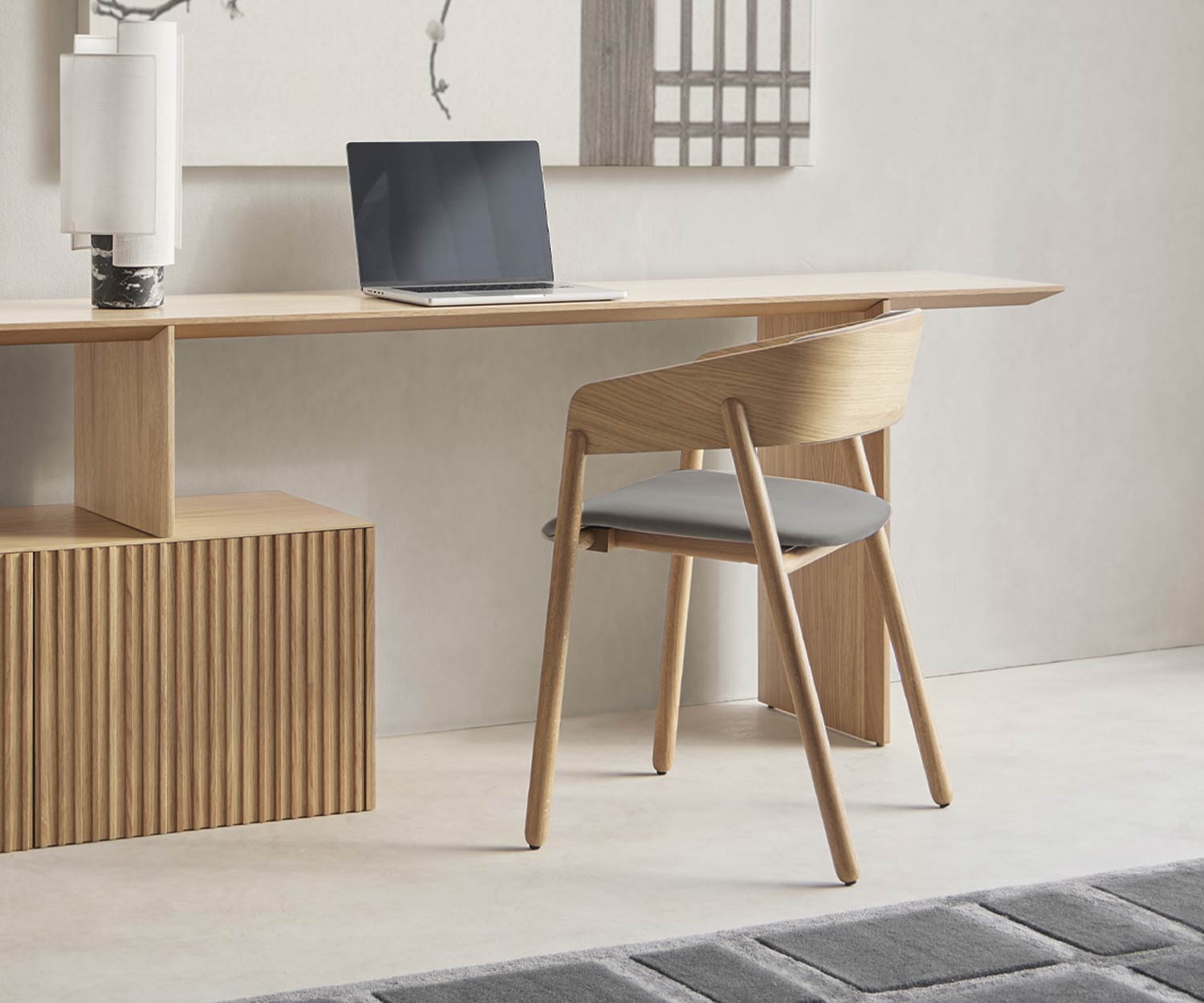 Punt Chaise en bois massif Mava