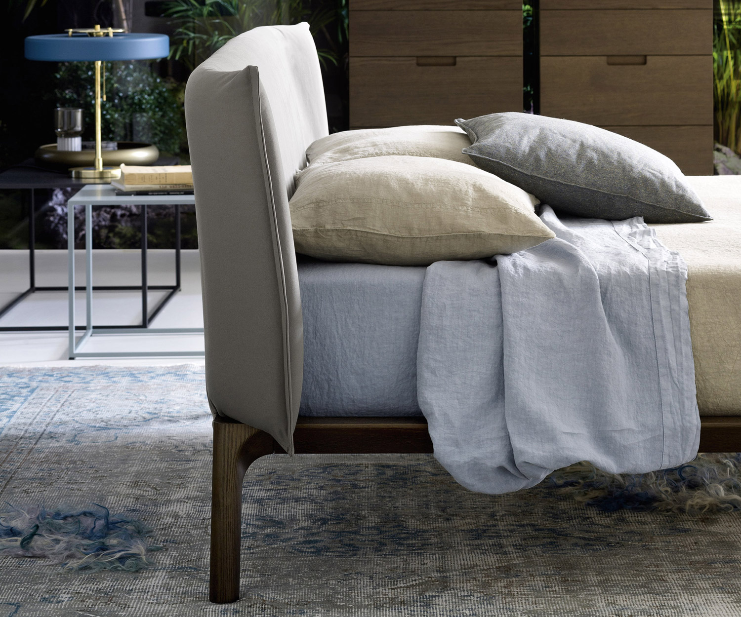 Exklusives Novamobili Bett Park Eiche Dunkel Exklusives Novamobili Bett Park Eiche Dunkel