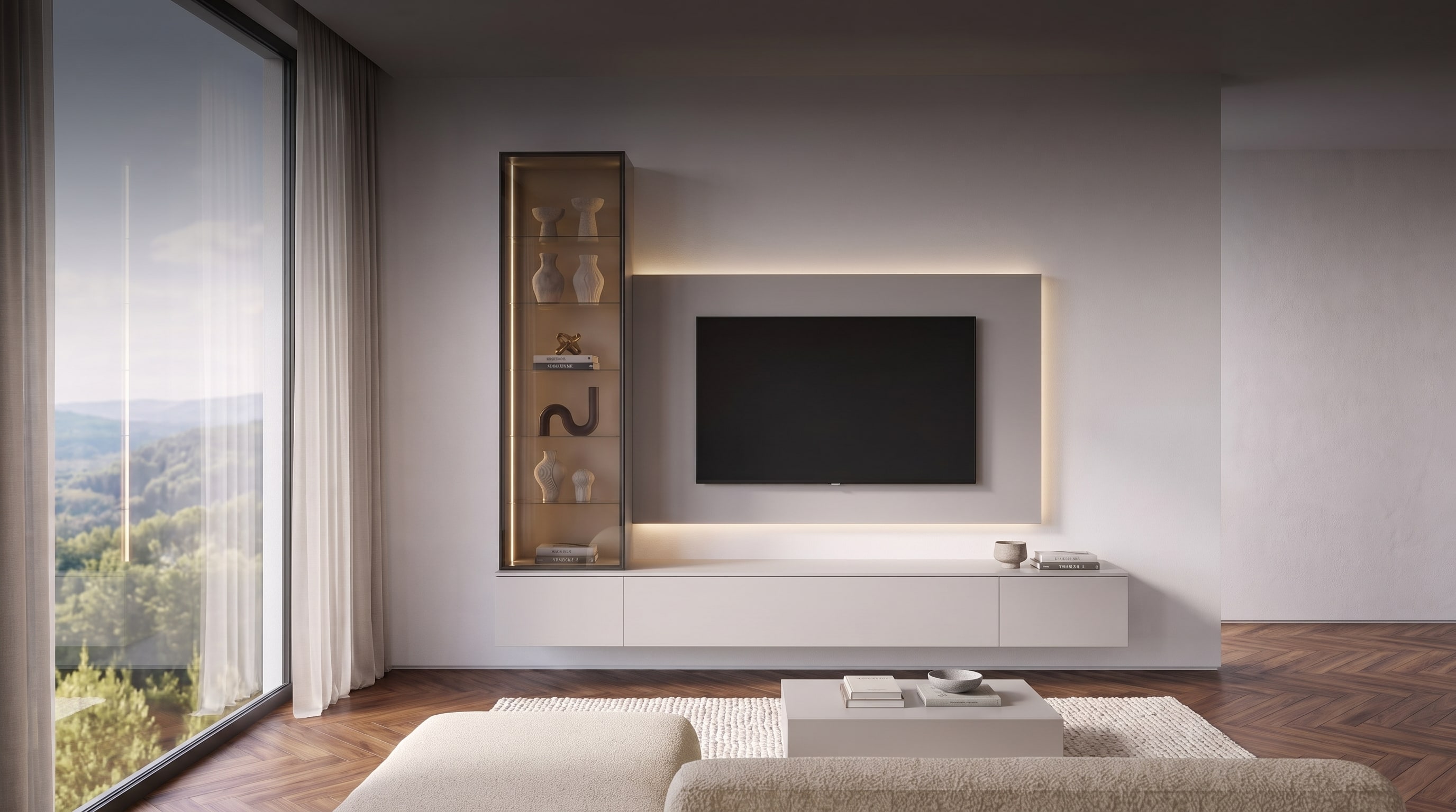 Wohnwand modern mit LED: 3 neue Livitalia Modelle für Ihr Wohnzimmer
