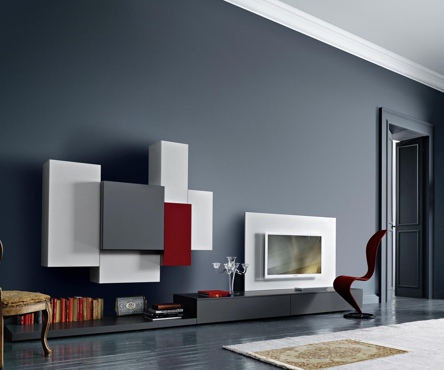 Design Lowboard Sol B210 H27 Gris foncé mat Design Lowboard Sol B210 H27 Gris foncé mat