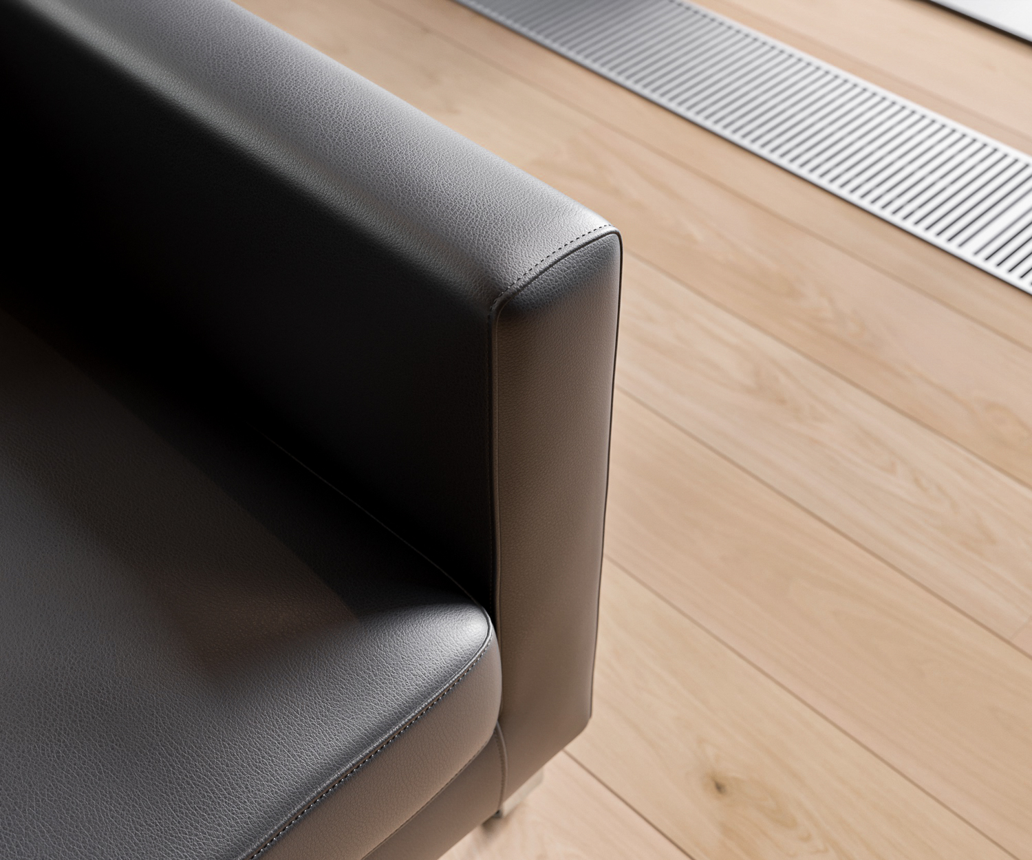 Elegance Detail Cuir Antracite
