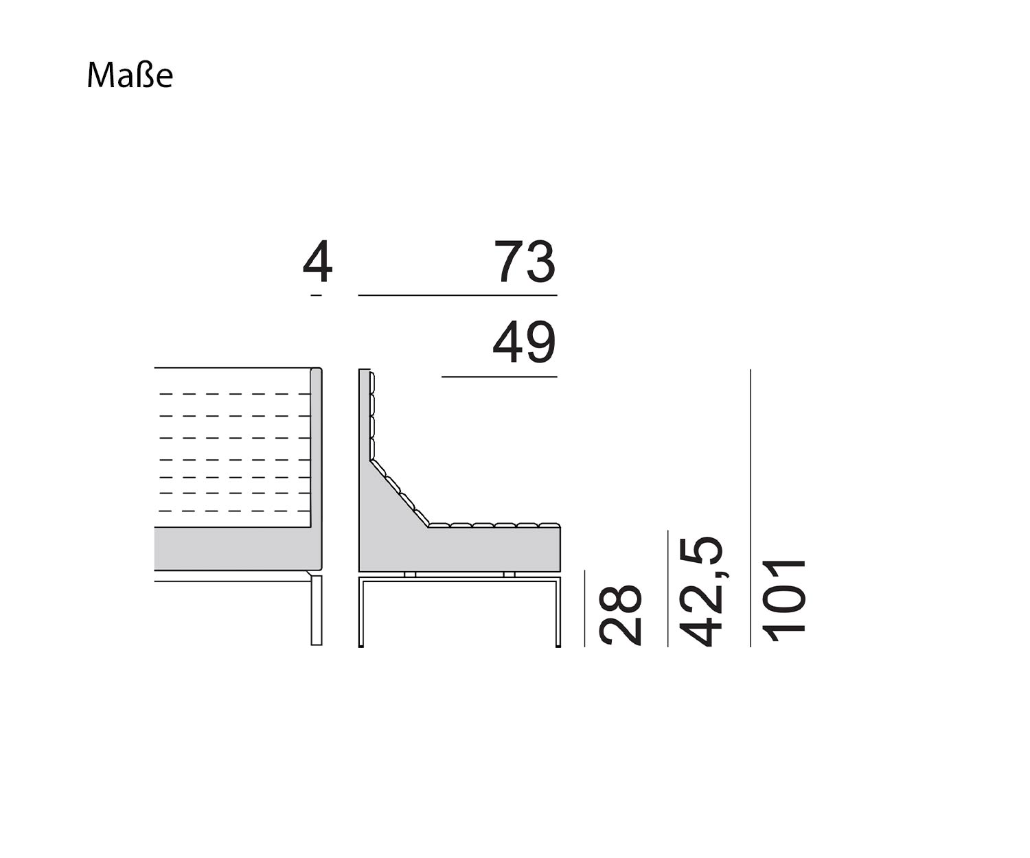 Marelli Stripes Designer Sofa Details Größe Skizze Marelli Stripes Designer Sofa Details Größe Skizze