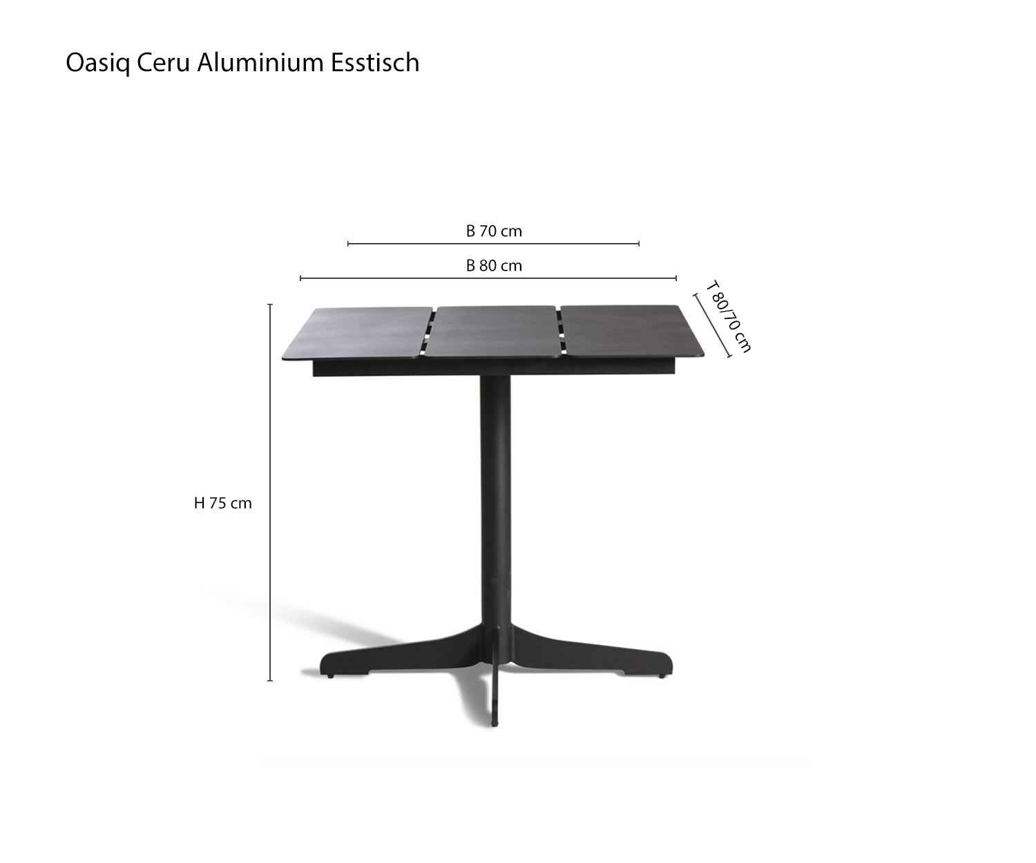 Croquis Dimensions Dimensions Ceru Garten Esstisch