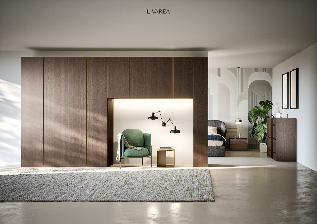 Magnifique armoire design plaquée Magnifique armoire design plaquée