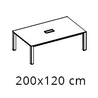 Esquisse de la table de bureau P80 Manager Esquisse de la table de bureau P80 Manager
