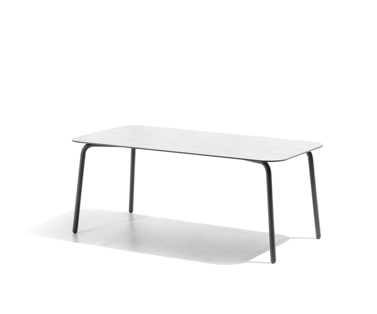 Table de jardin design exclusive Todus Condor avec structure en acier inoxydable revêtue par poudre