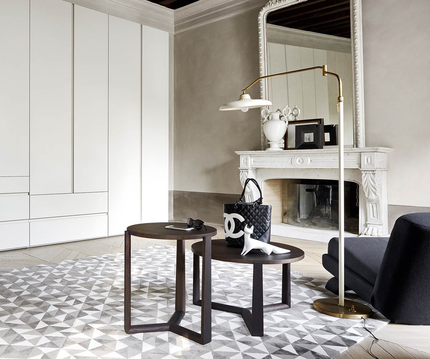 Hochwertiger Livitalia Design Couchtisch Madeira 61 und 46 cm Hochwertiger Livitalia Design Couchtisch Madeira 61 und 46 cm