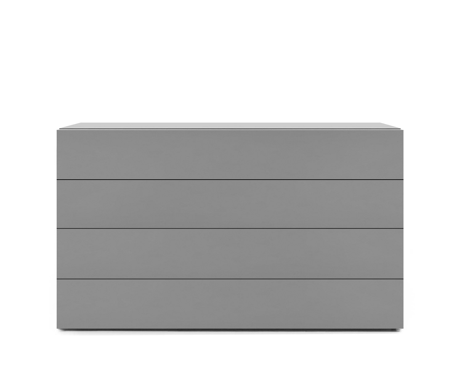Novamobili Kommode Easy 4er B108 hellgrau330 Novamobili Kommode Easy 4er B108 hellgrau330