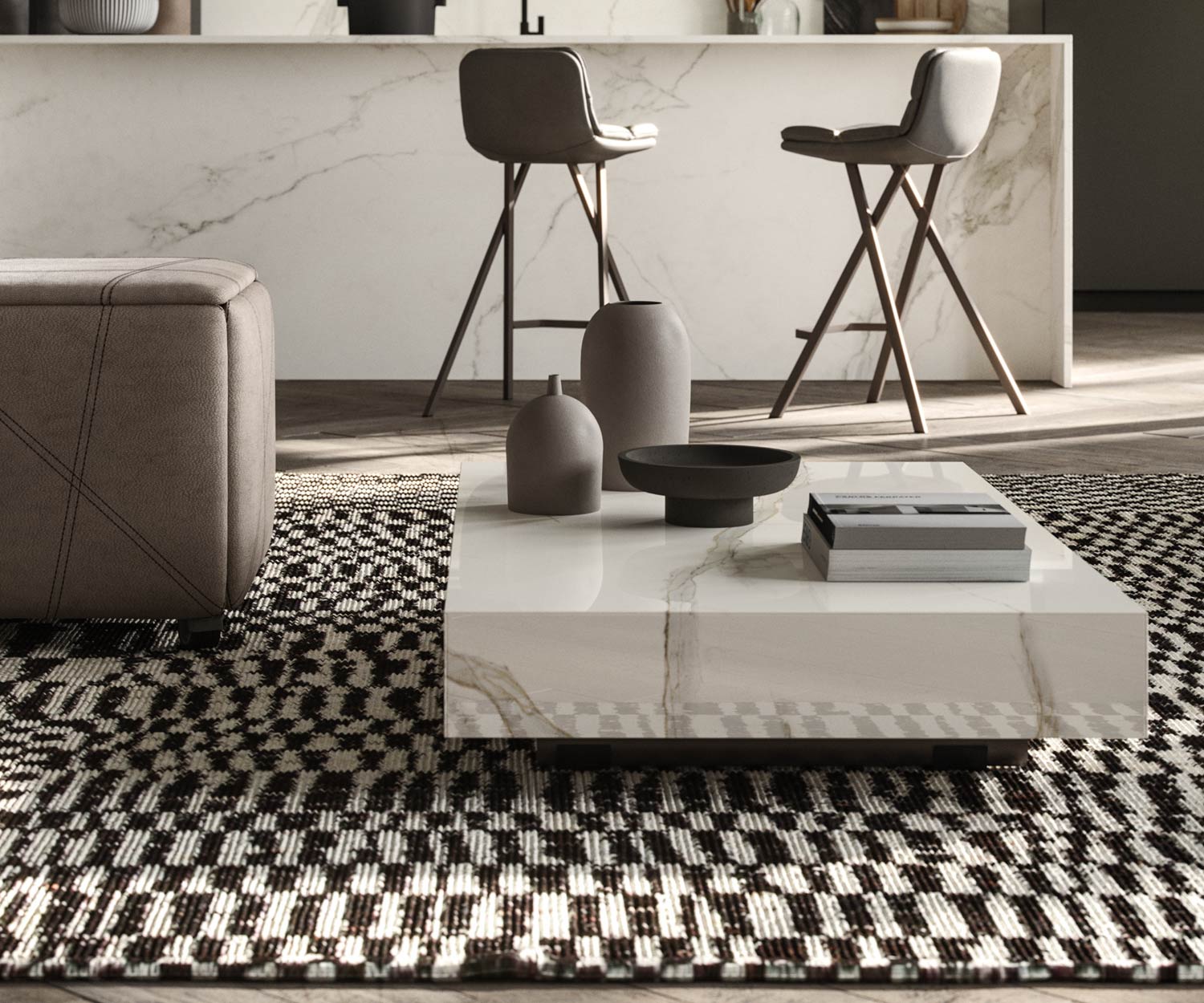 Ozzio_Planet_Design Couchtisch T115 hoehenverstellbar und ausziehbar Ozzio_Planet_Design Couchtisch T115 hoehenverstellbar und ausziehbar