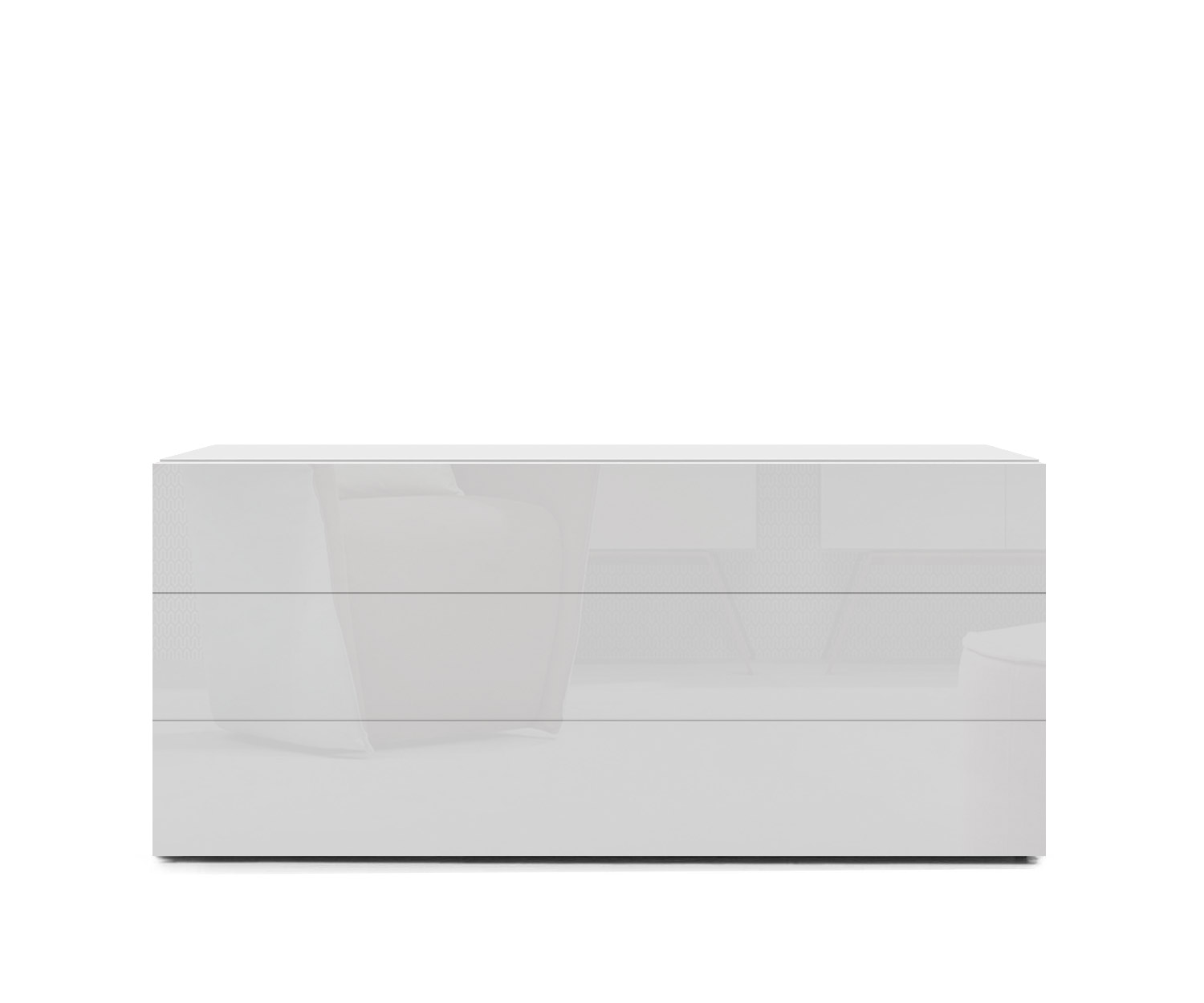 Novamobili Commode Easy 3pcs L108cm blanc400