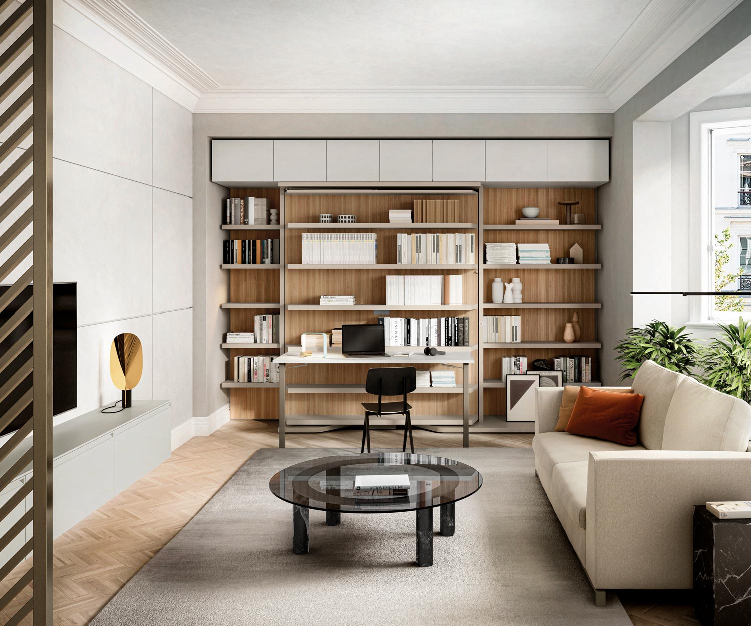 Enfants seniors Lit escamotable avec bureau Enfants seniors Lit escamotable avec bureau