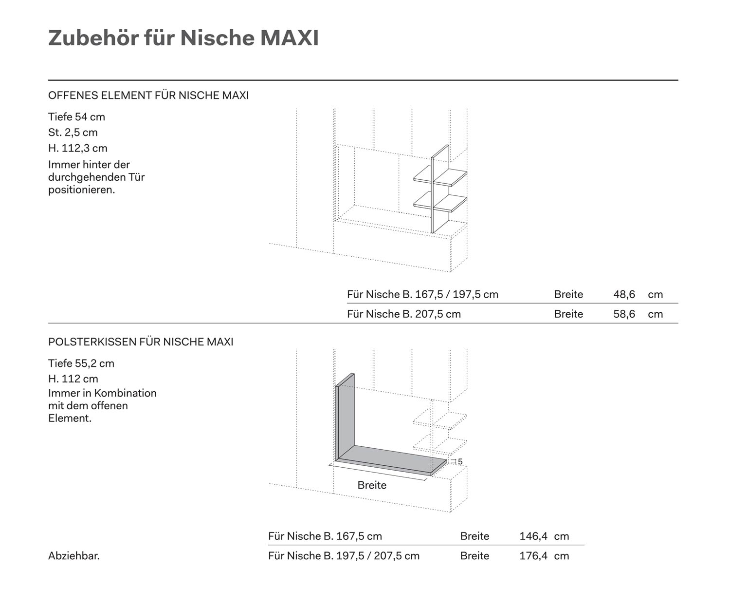 Designer Armoire Novamobili Gola avec banc Détails Esquisse Dimensions Designer Armoire Novamobili Gola avec banc Détails Esquisse Dimensions