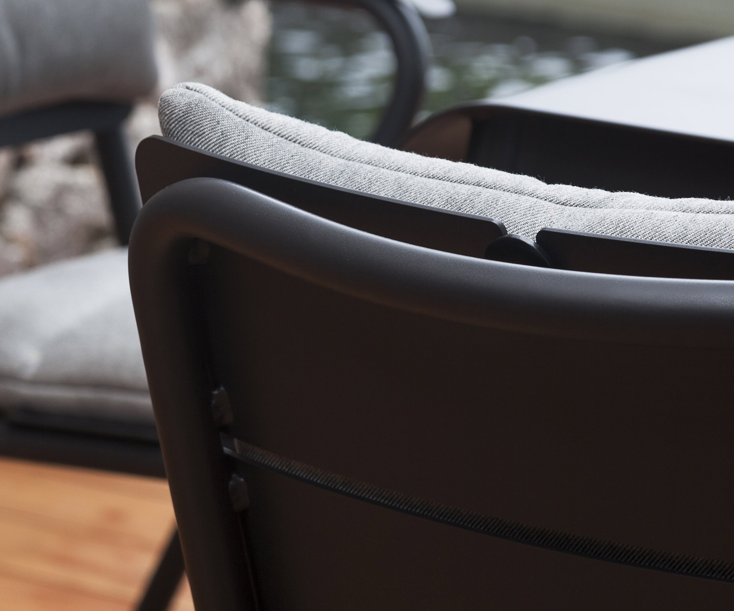Exclusif Oasiq Corail Aluminium Chaise Chaise de jardin Photo détaillée