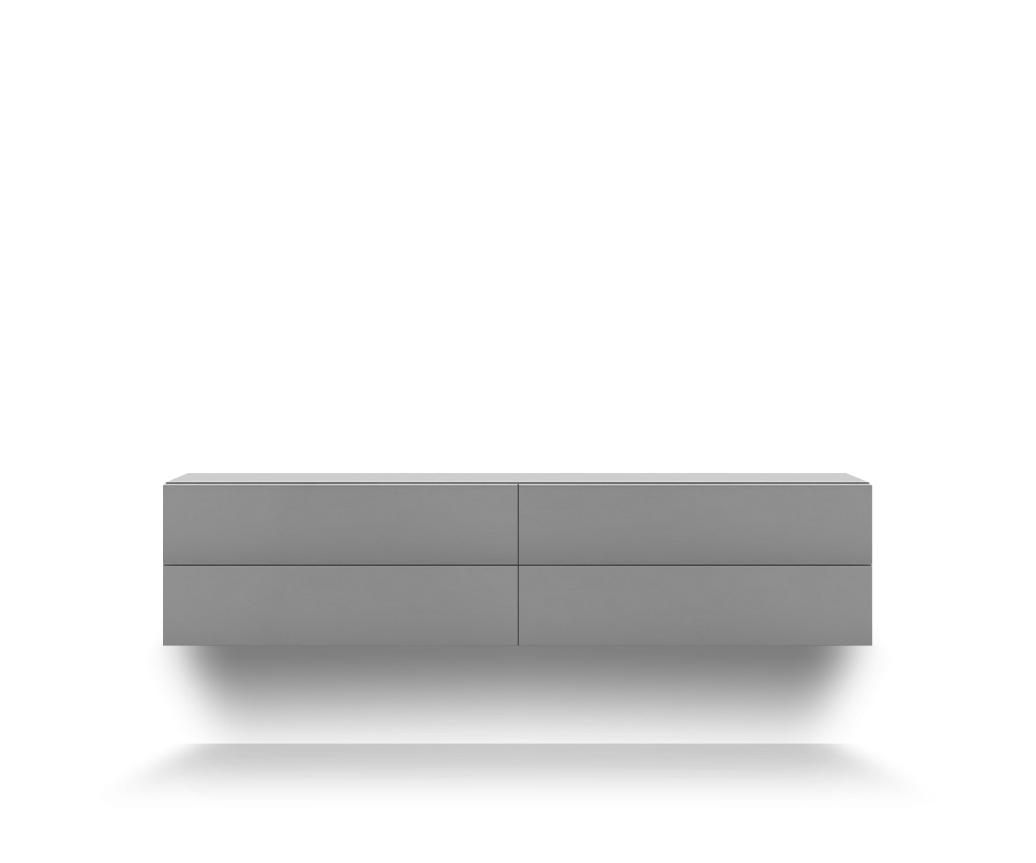 Novamobili Commode suspendue Easy 4 pièces L152 gris clair330