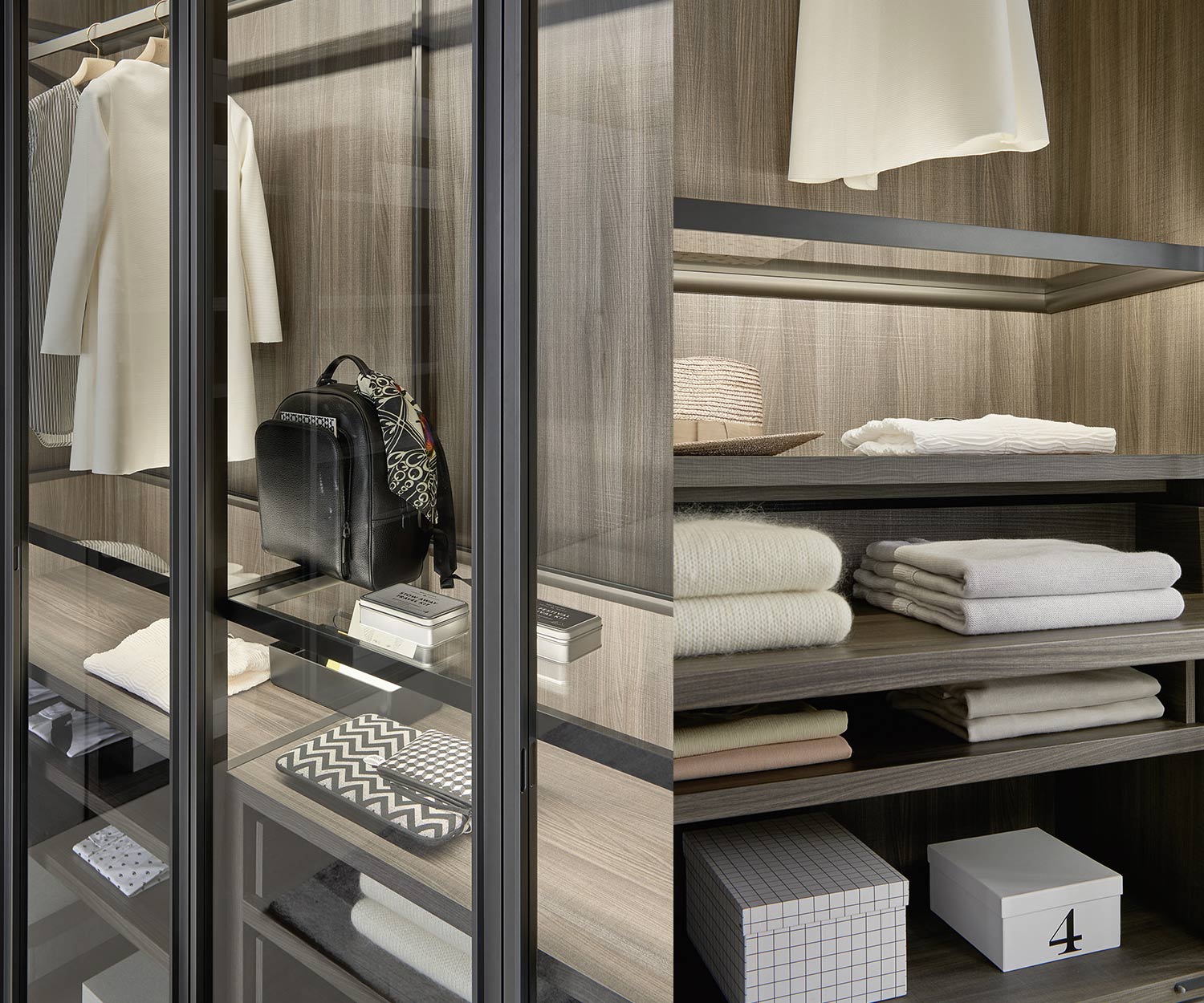 Hochwertiges Livitalia Bellavista Design Ankleidezimmer System  Hochwertiges Livitalia Bellavista Design Ankleidezimmer System