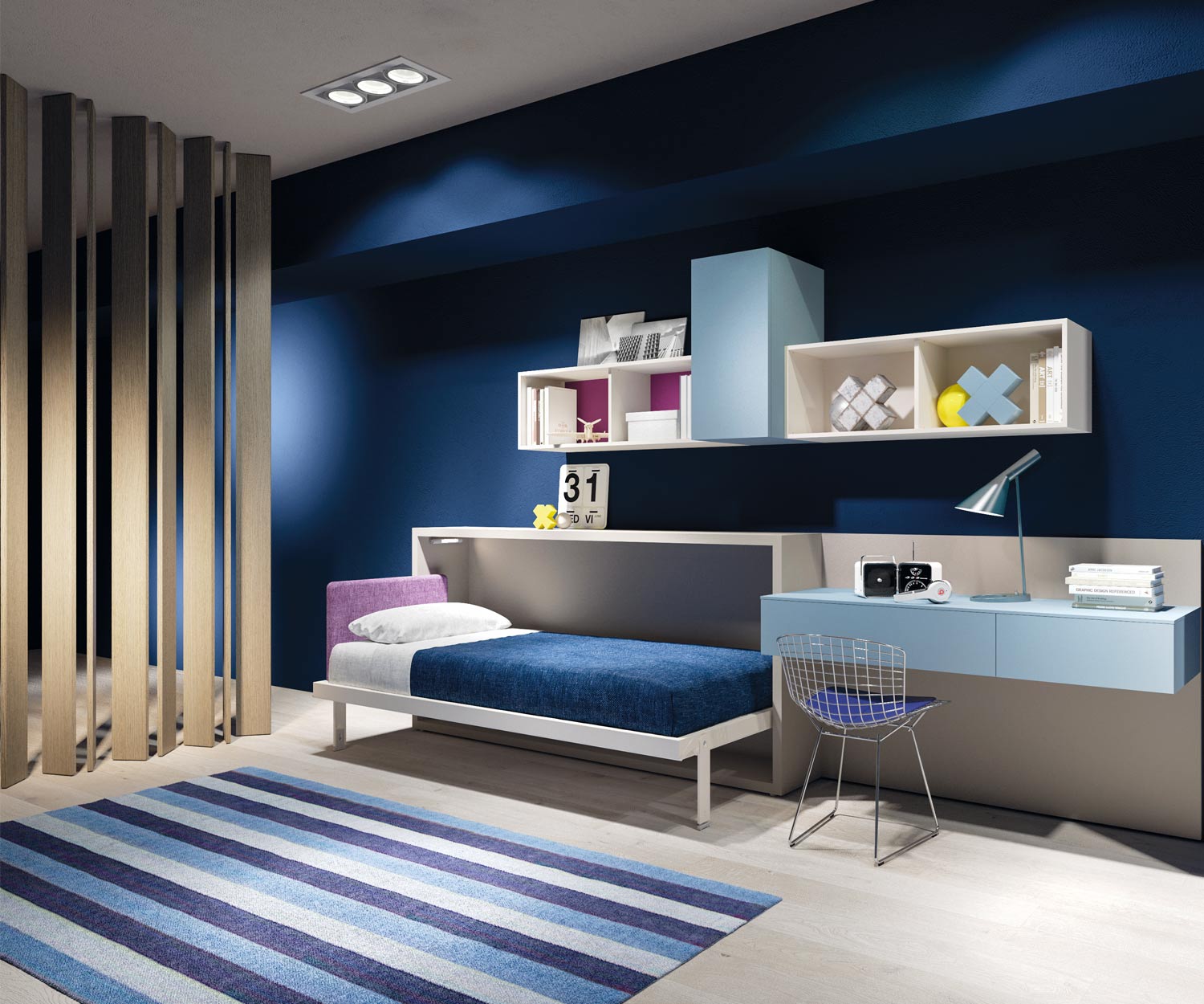 Haute qualité Clei Kali 90x200 Lit armoire design pour chambre d'enfant Haute qualité Clei Kali 90x200 Lit armoire design pour chambre d'enfant