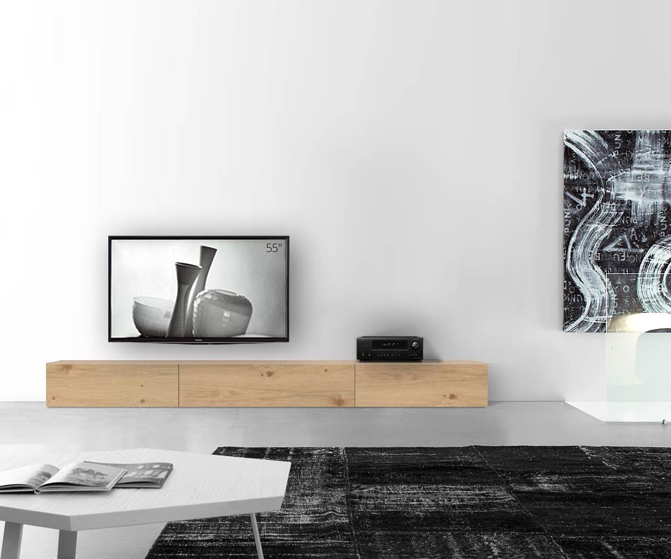 Livitalia Holz Design Lowboard Konfigurator Boden 300 cm 32 cm 46 cm Eiche hell Livitalia Holz Design Lowboard Konfigurator Boden 300 cm 32 cm 46 cm Eiche hell