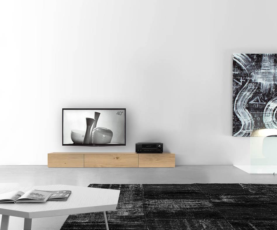 Livitalia Holz Design Lowboard Konfigurator Boden 210 cm 24 cm 46 cm Eiche hell Livitalia Holz Design Lowboard Konfigurator Boden 210 cm 24 cm 46 cm Eiche hell