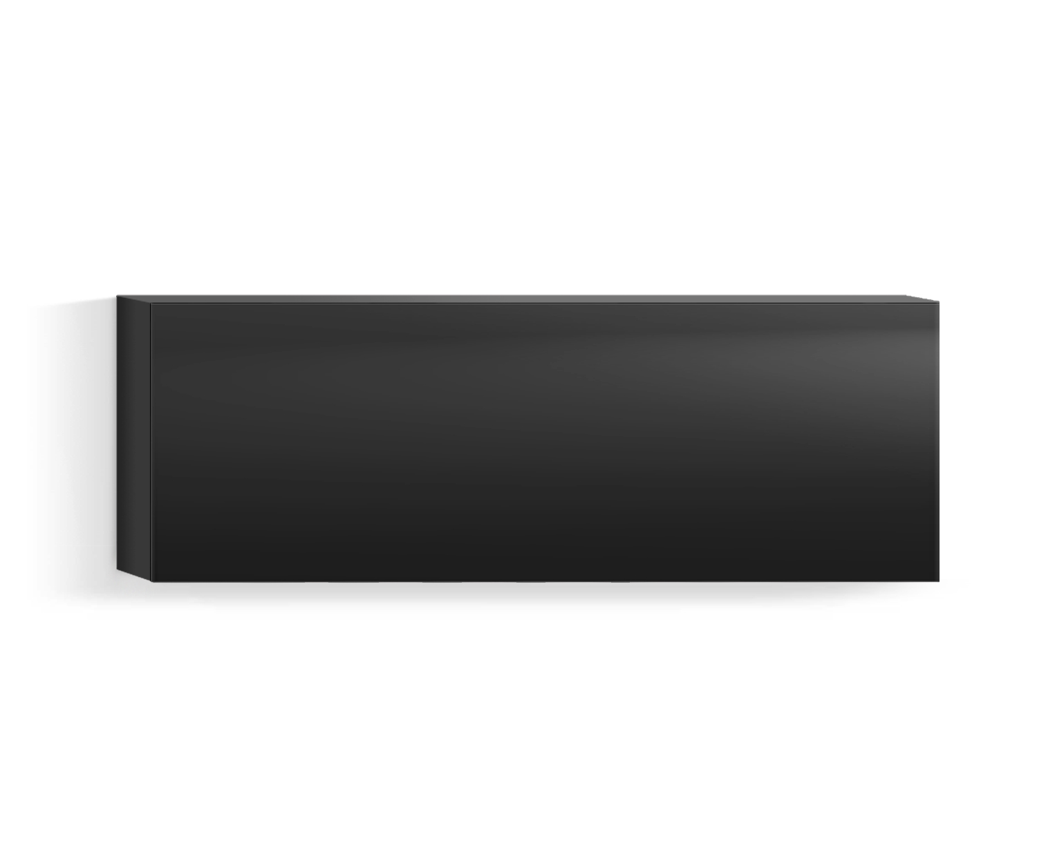 Design Salon Armoire suspendue Horizontal H42 L120 en bas noir318