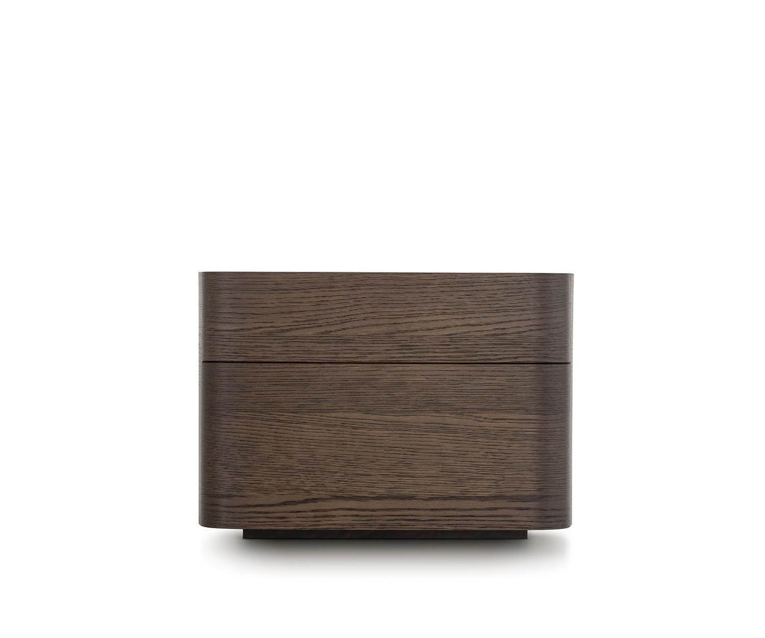Novamobili Table de nuit Norman 2 tiroirs chêne terra N01 avec plateau en marbre Novamobili Table de nuit Norman 2 tiroirs chêne terra N01 avec plateau en marbre