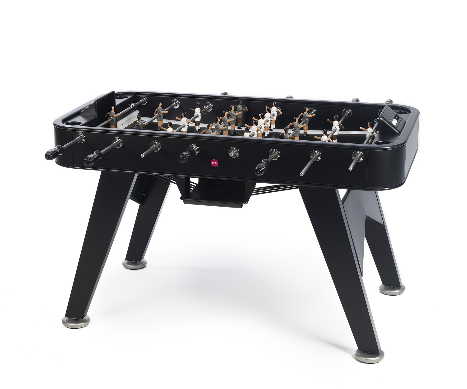 Luxuriöser RS Barcelona Design Tischkicker RS#2 Schwarz Luxuriöser RS Barcelona Design Tischkicker RS#2 Schwarz