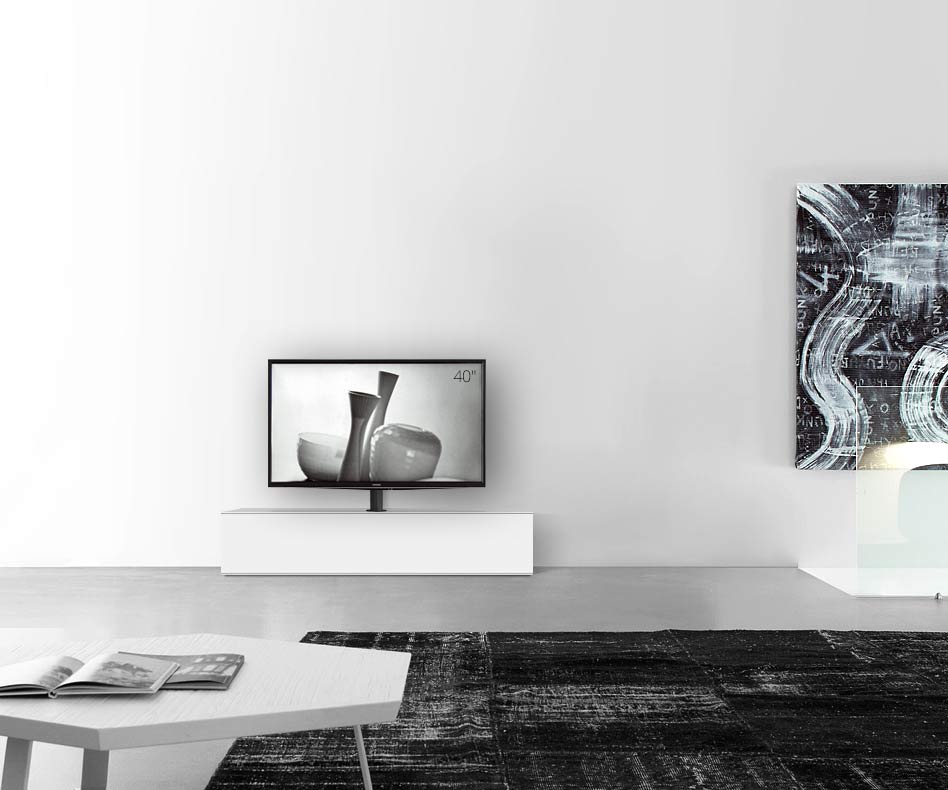 Design Lowboard Konfigurator mit TV Halterung Boden Breite 150 33,5 54,6 mitte matt weiss Design Lowboard Konfigurator mit TV Halterung Boden Breite 150 33,5 54,6 mitte matt weiss