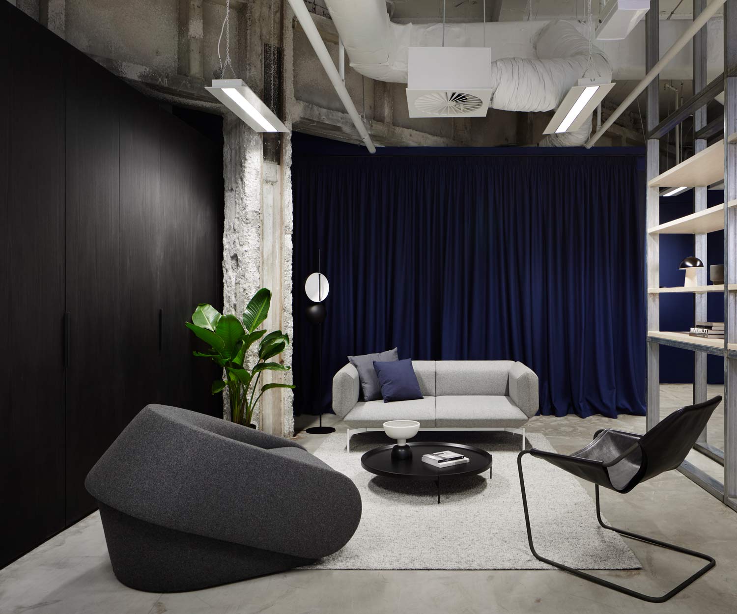 Fauteuil-lit design moderne Prostoria Up Lift en gris dans Loft Studio