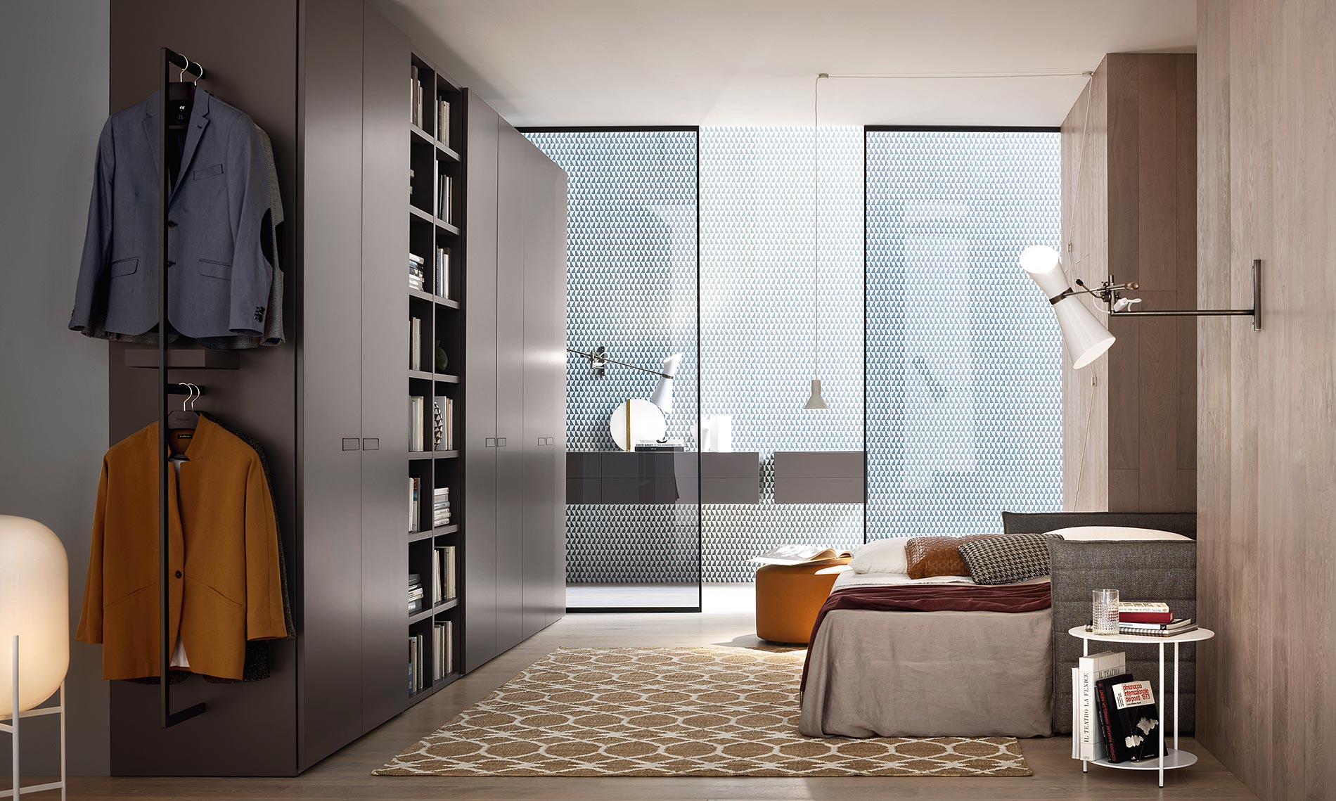 Armoire avec penderie