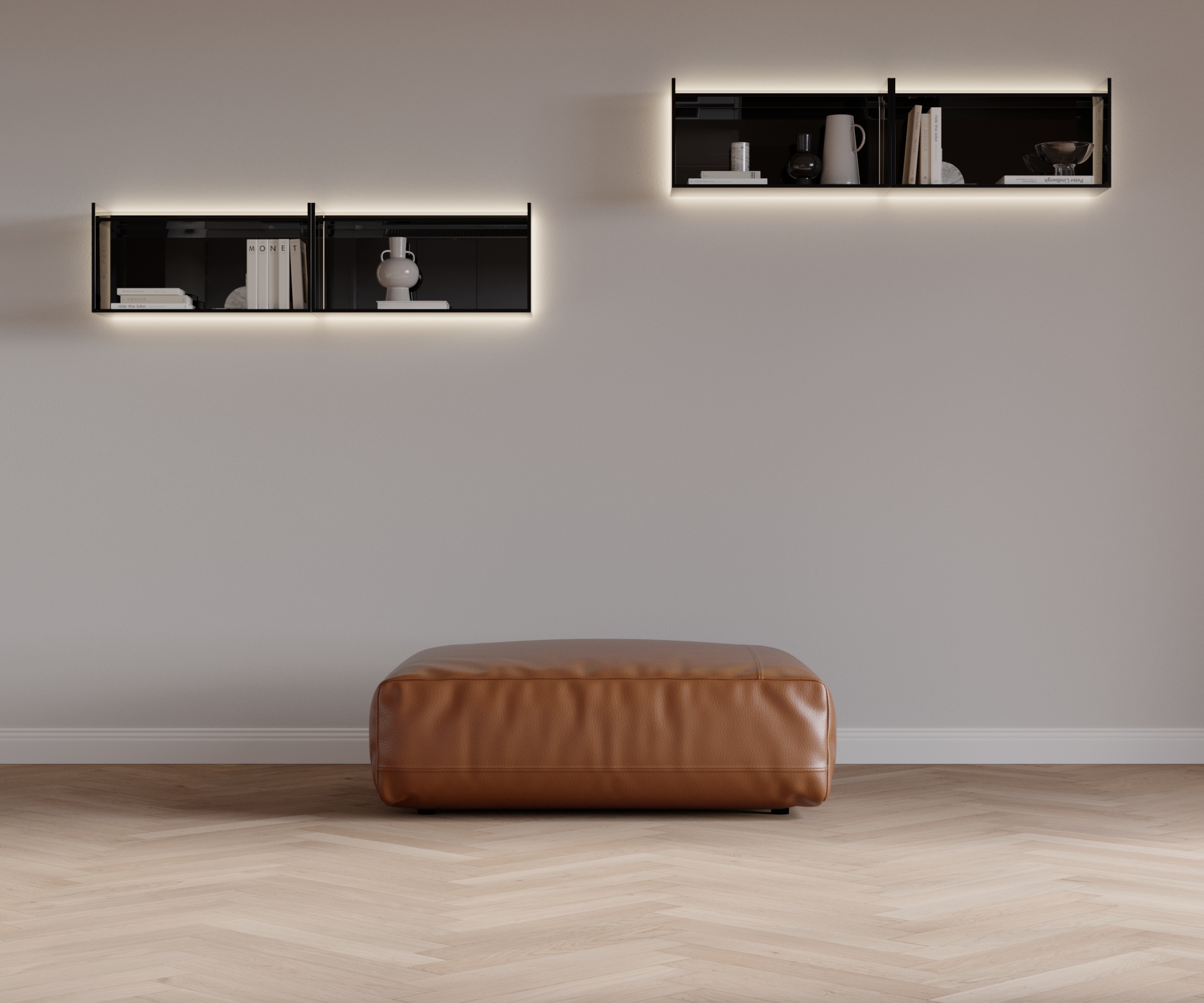Cloud HockerAL212x112 Leder Devina Cognac Cloud HockerAL212x112 Leder Devina Cognac