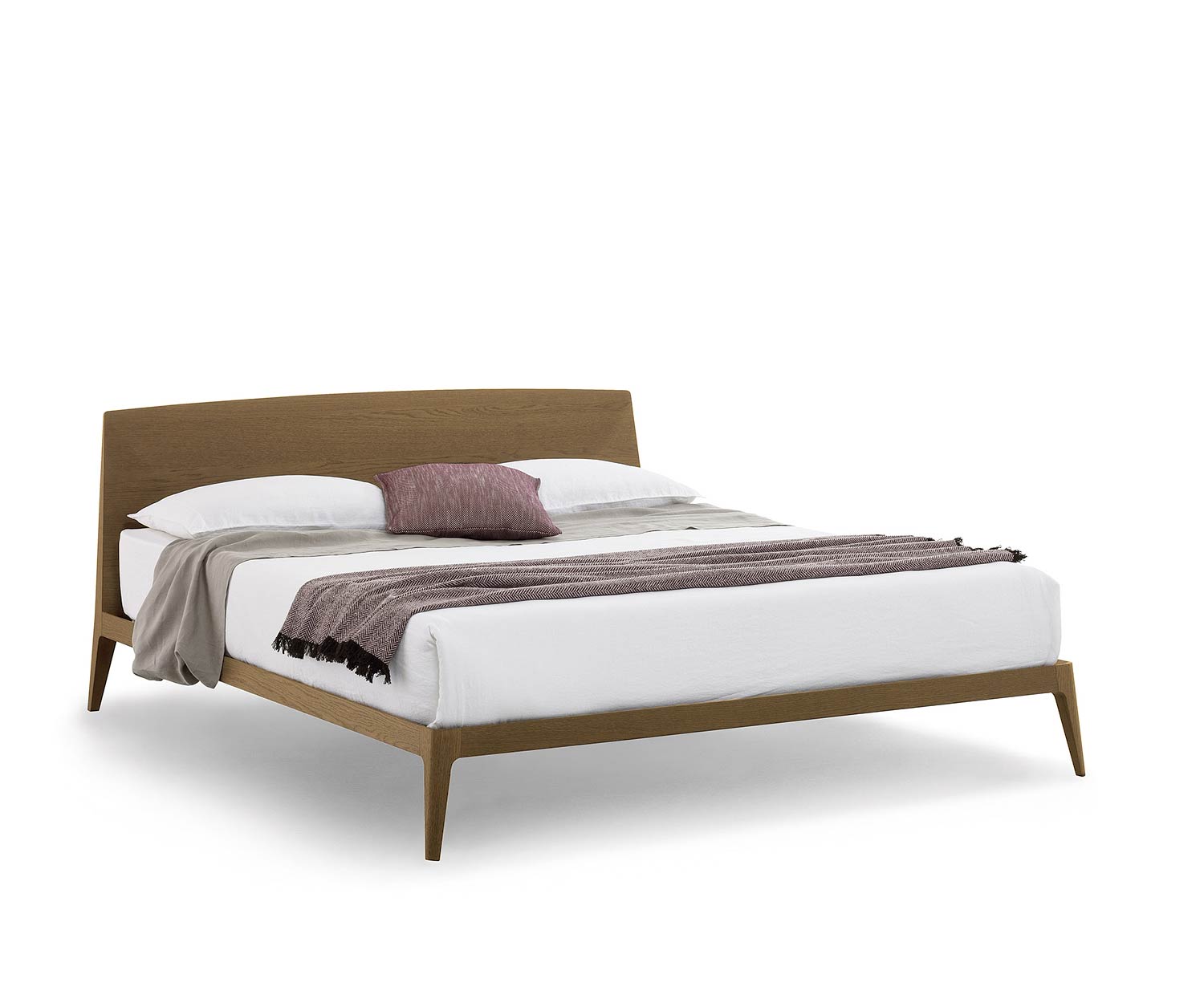 Haute qualité Novamobili Lit design bois Siri 180 x 200 cm Chêne Miele N02 Haute qualité Novamobili Lit design bois Siri 180 x 200 cm Chêne Miele N02