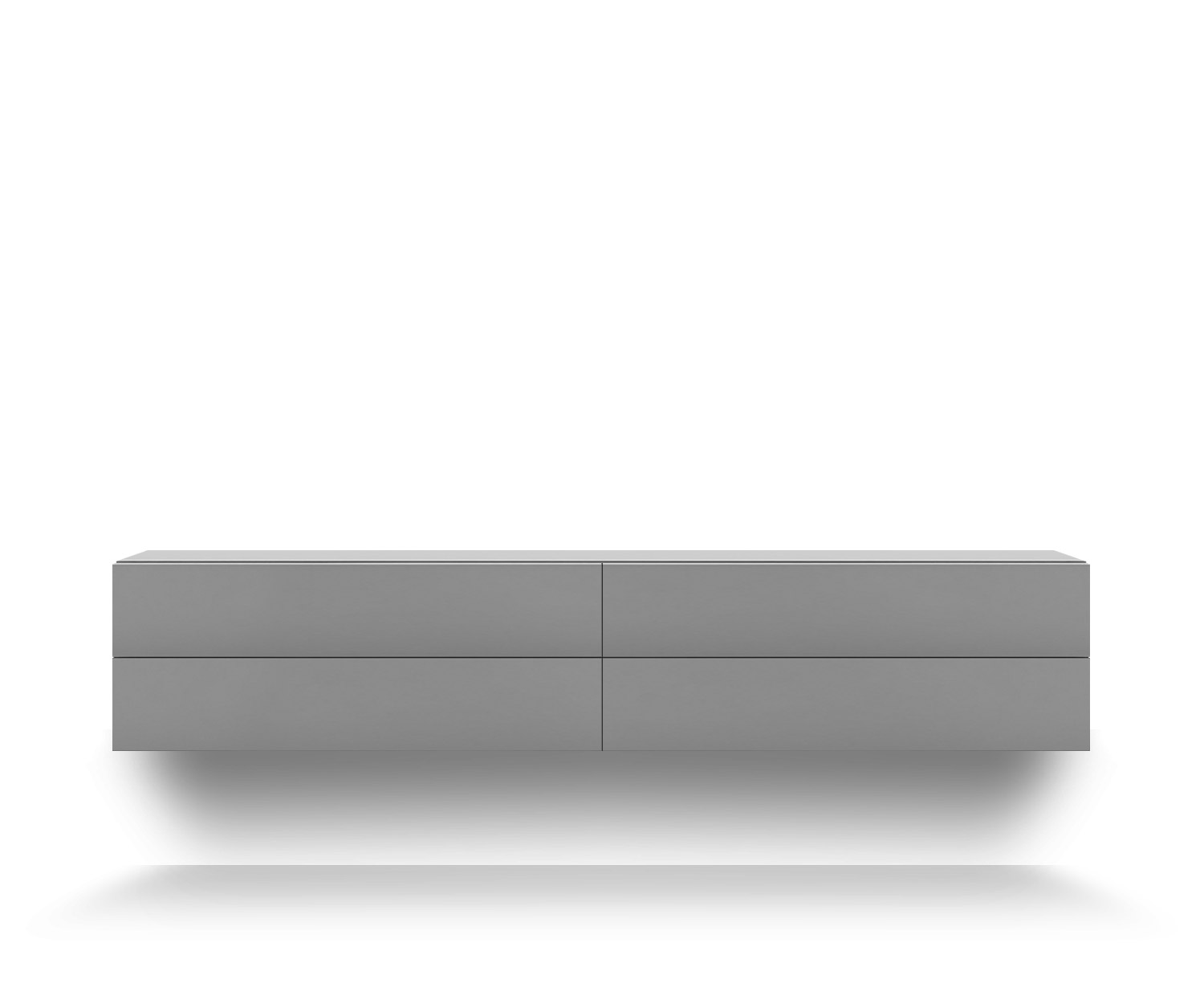 Novamobili Commode suspendue Easy 4er B216 gris clair330 Novamobili Commode suspendue Easy 4er B216 gris clair330