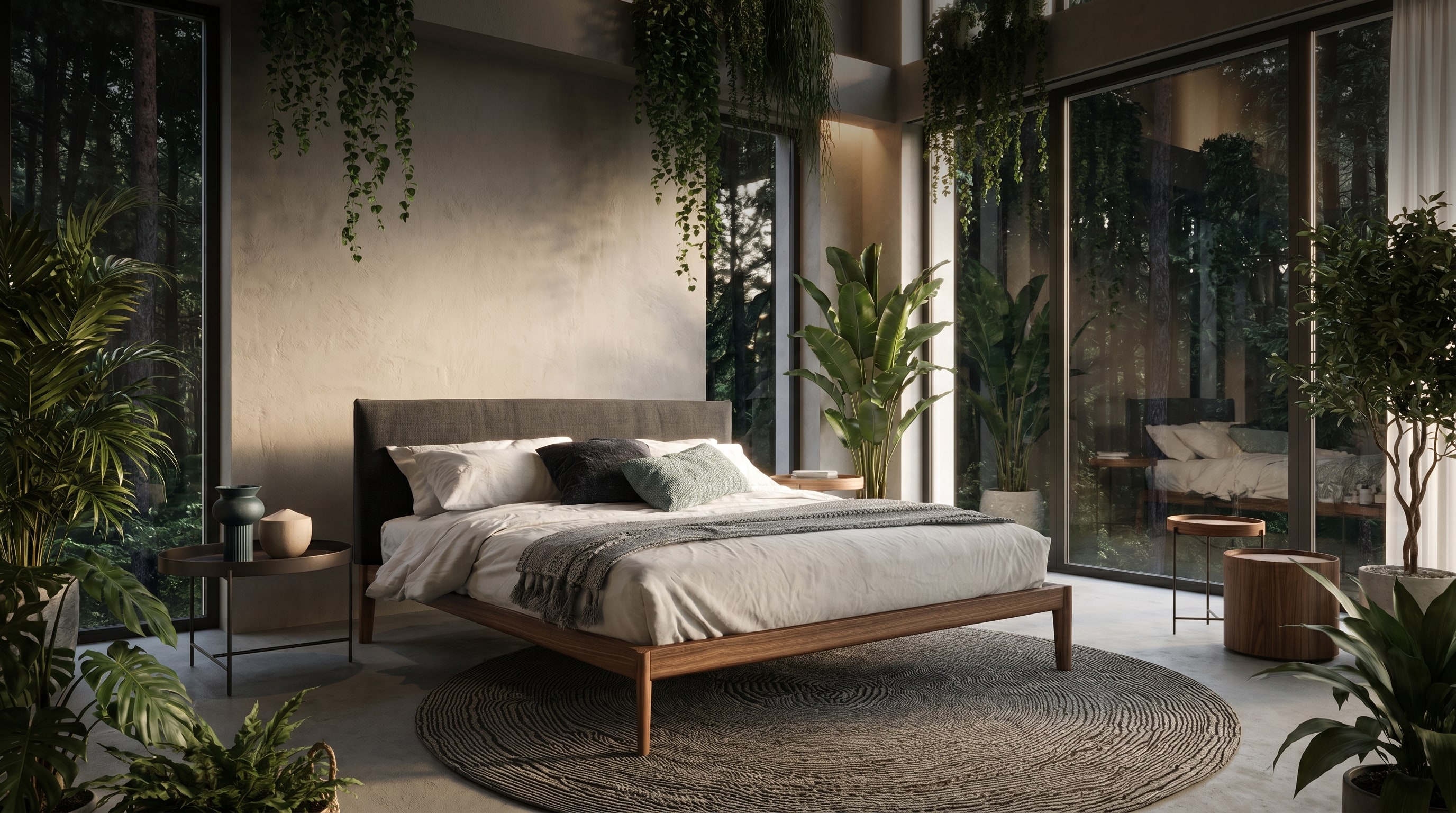 Chambre lit en bois : Le secret pour une ambiance chaleureuse et naturelle