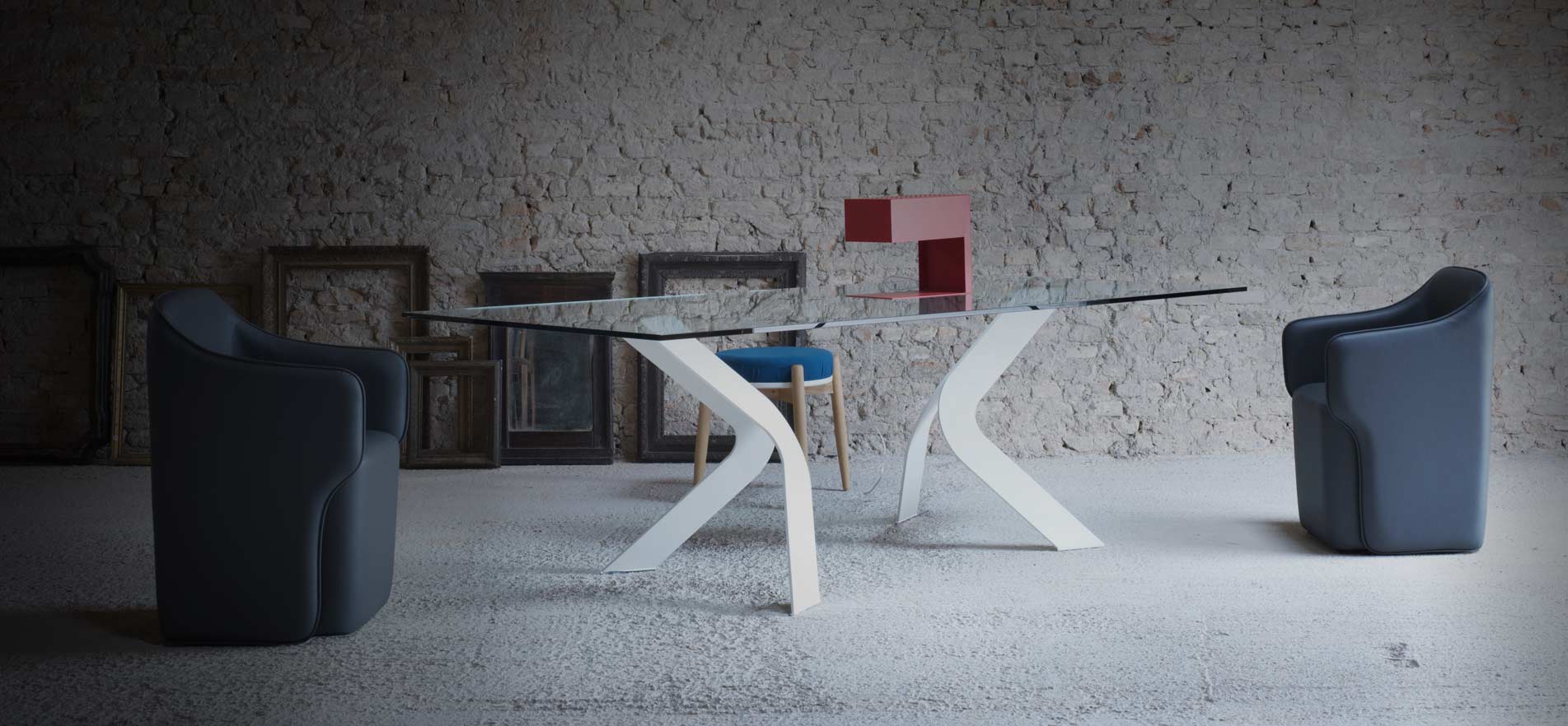 Table en verre designAL2 Table en verre designAL2