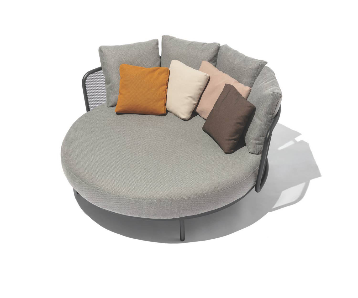 Todus Baza Round Design Daybed Garten Veranda Terrasse Balkon Breite 170 cm Todus Baza Round Design Daybed Garten Veranda Terrasse Balkon Breite 170 cm