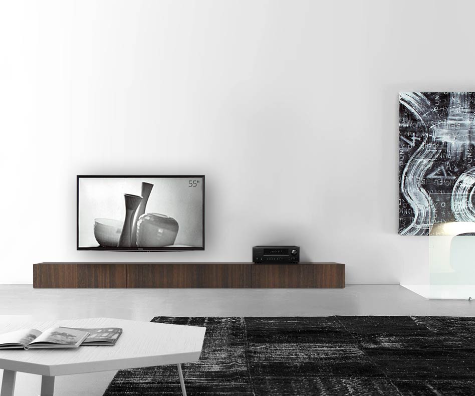 Livitalia Holz Design Lowboard Konfigurator Boden 300 cm 24 cm 56 cm Eiche braun Livitalia Holz Design Lowboard Konfigurator Boden 300 cm 24 cm 56 cm Eiche braun