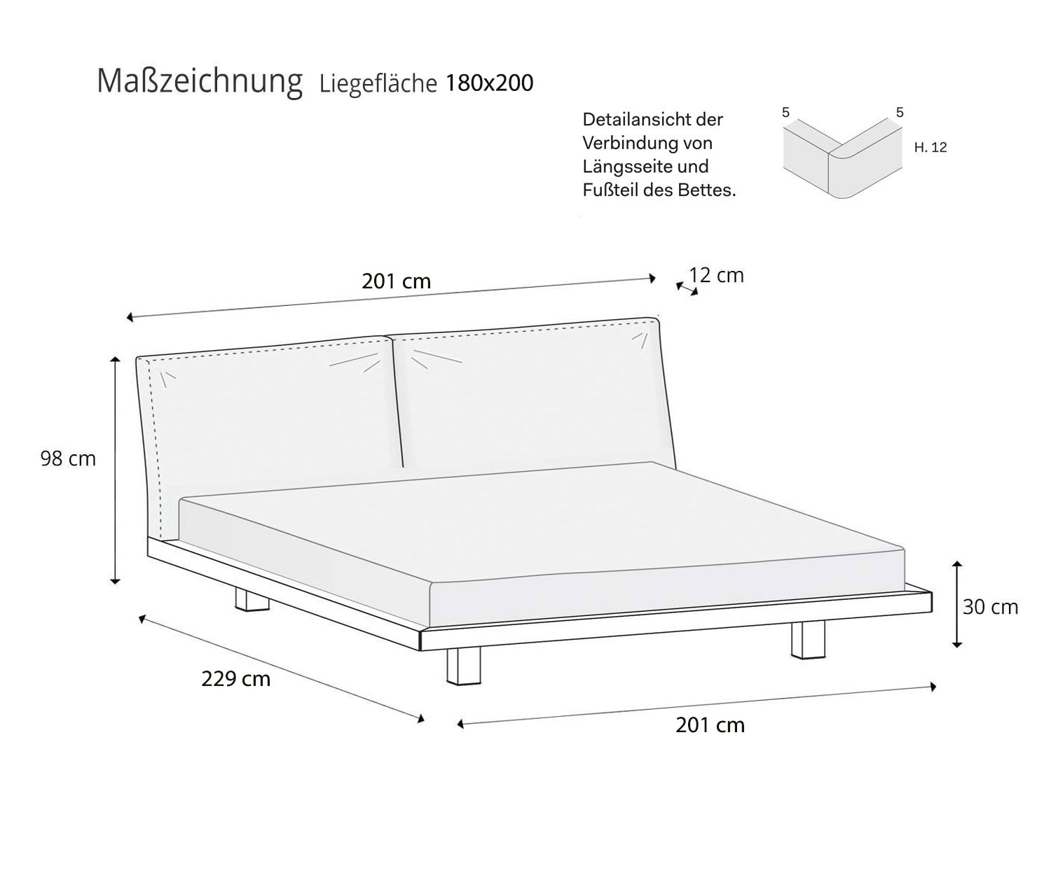 Novamobili Bett Nido Maße Größen Größenangaben Aufbau Skizze Maße 180 Novamobili Bett Nido Maße Größen Größenangaben Aufbau Skizze Maße 180