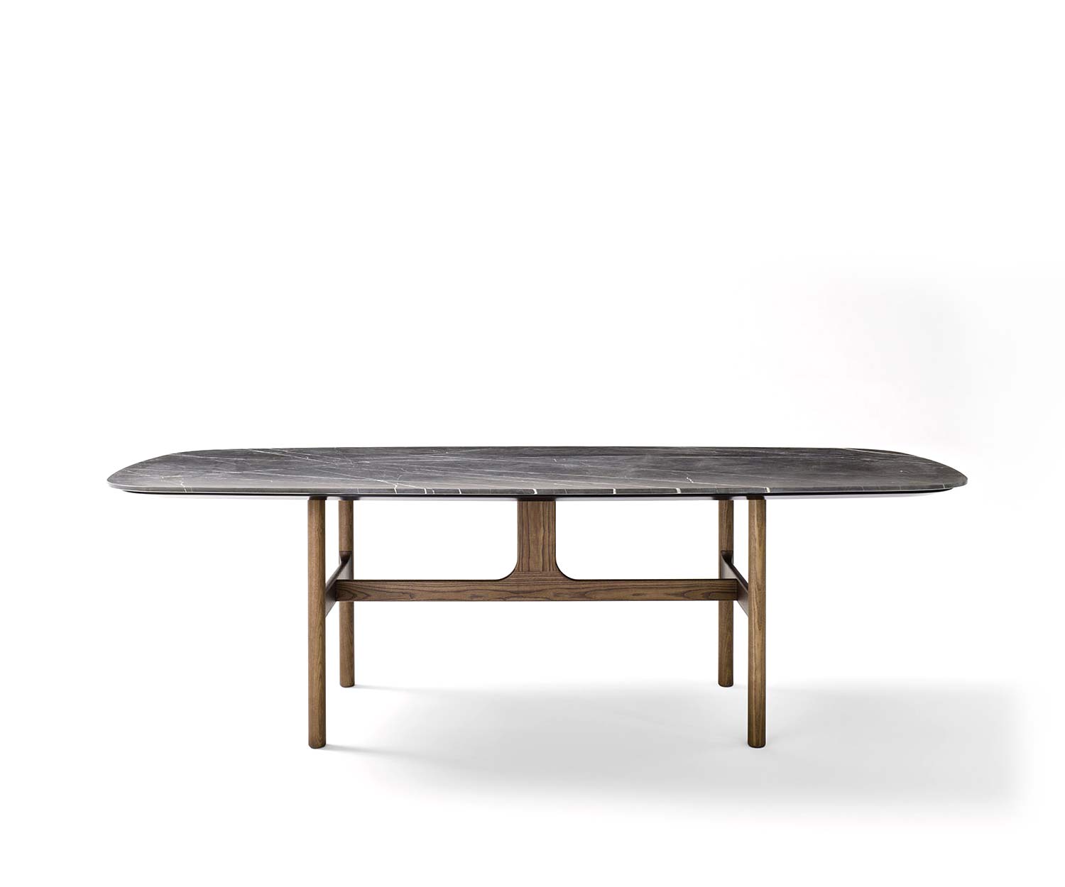 Table exclusive Novamobili Table de salle à manger en marbre Torii