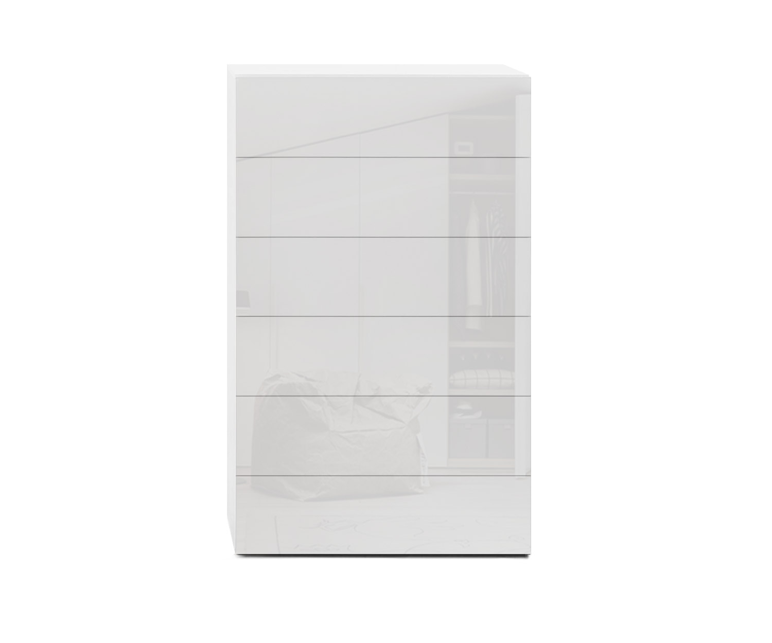 Novamobili Commode Easy 6 pièces L64 blanc400 Novamobili Commode Easy 6 pièces L64 blanc400