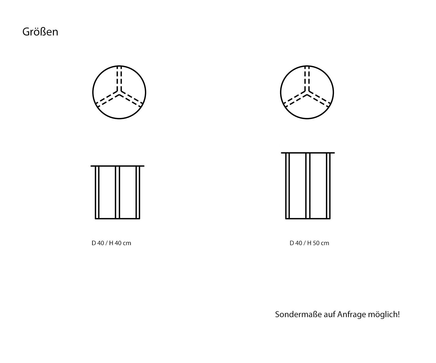 Designer table d'appoint Clip de Marelli Tailles Dimensions Esquisses Designer table d'appoint Clip de Marelli Tailles Dimensions Esquisses